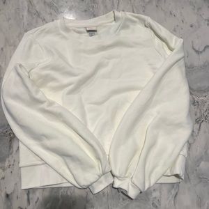 White sweatshirt. Size medium.